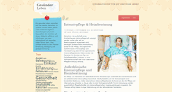 Desktop Screenshot of gesuender-leben.info