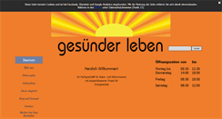 Desktop Screenshot of gesuender-leben.at